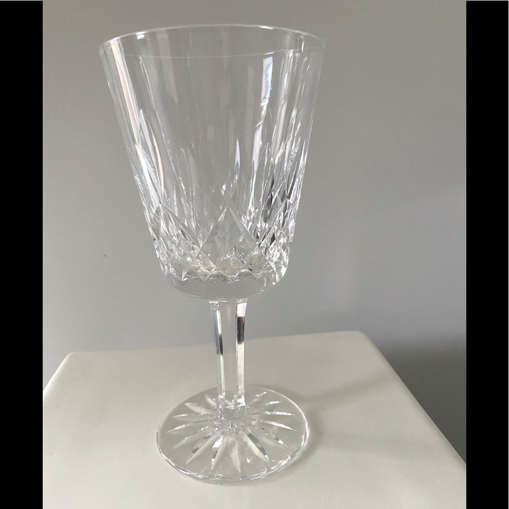 Waterford Crystal Hand Cut Wine Stemware in the pattern Lismore